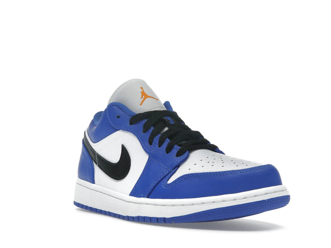 Jordan 1 Low Hyper Royal Orange Peel - vue secondaire A