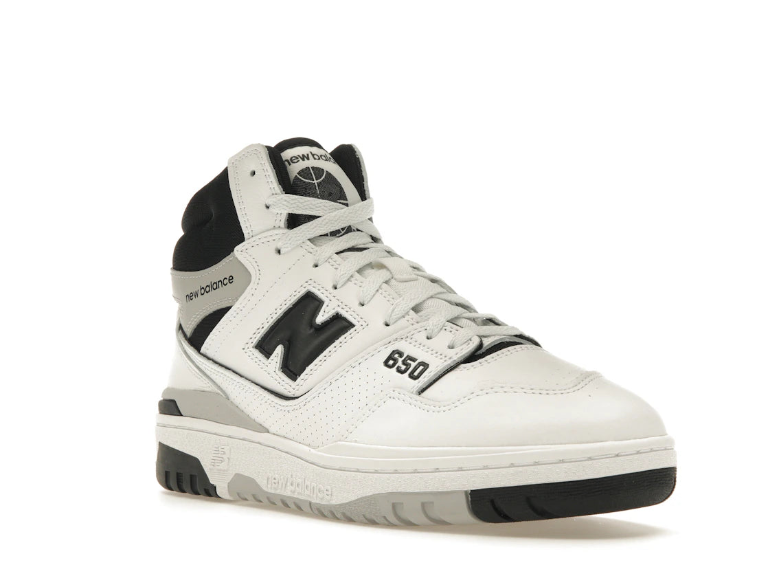 New Balance 650R Weiß Schwarz Grau - vue secondaire A