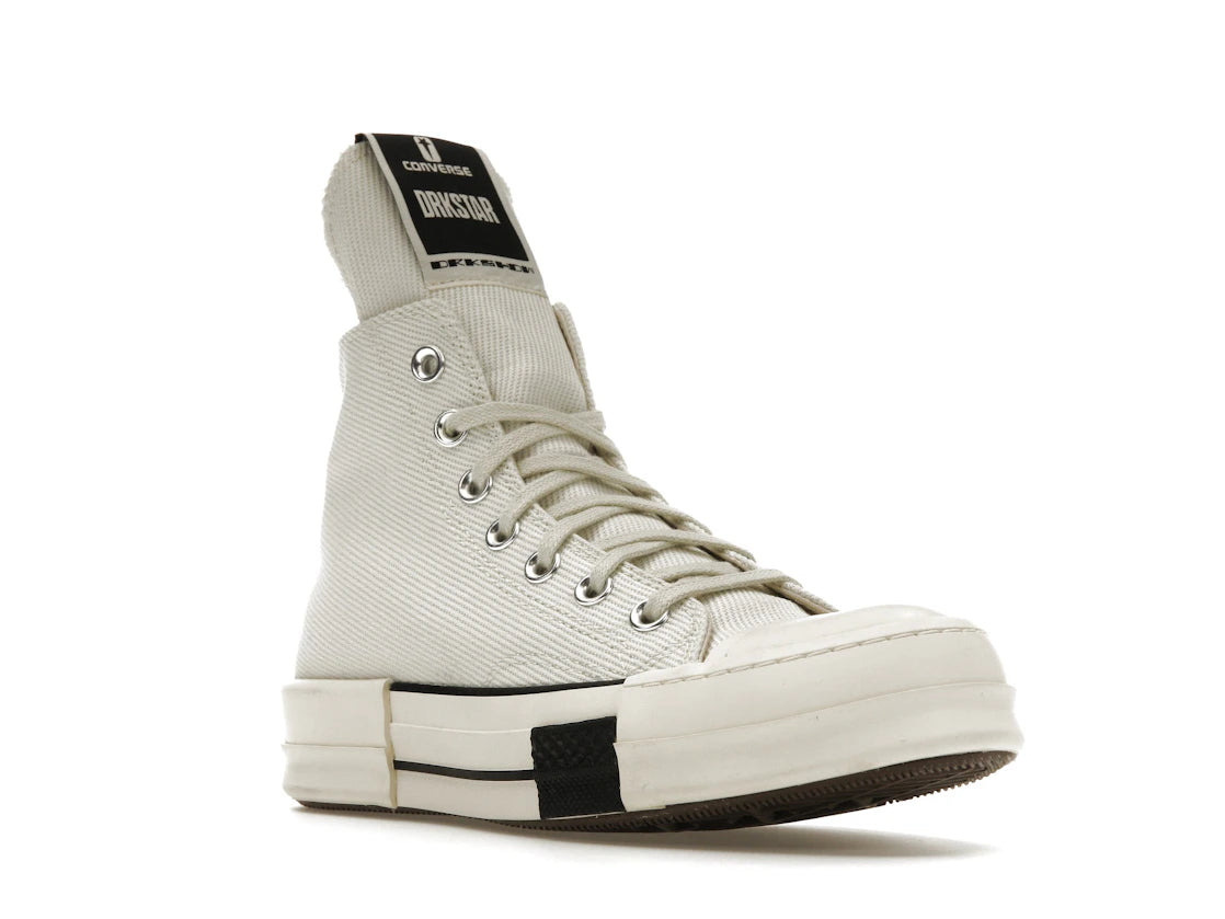 Converse DRKSTAR Chuck Taylor All Star 70 Hi Rick Owens DRKSHDW White - vue secondaire A