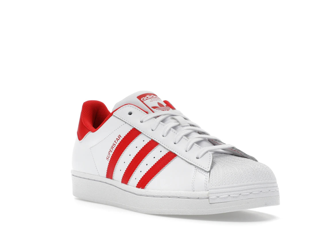 adidas Superstar Cloud White Vivid Red - vue secondaire A