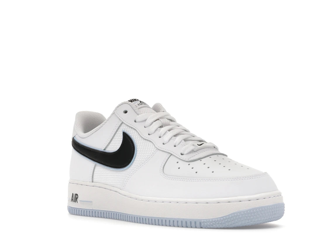 Nike Air Force 1 Low '07 White Black Hydrogen Blue - vue secondaire A