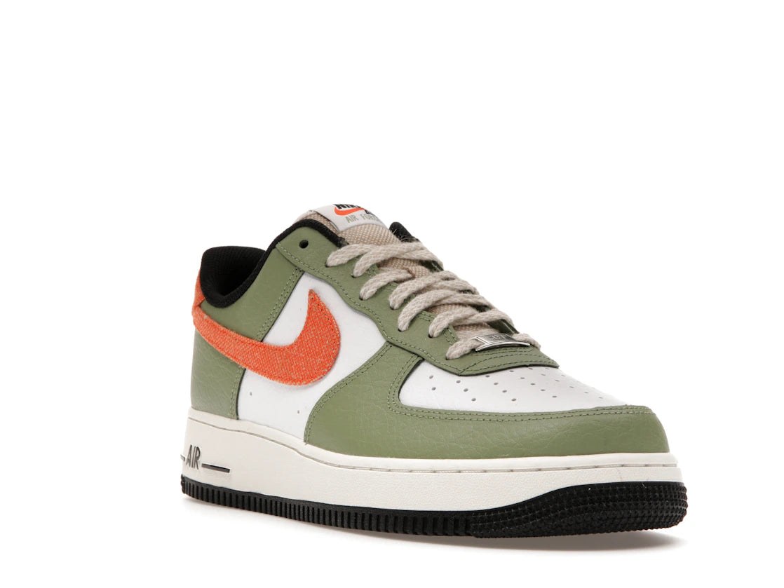 Nike Air Force 1 Low '07 Oil Green Orange - vue secondaire A
