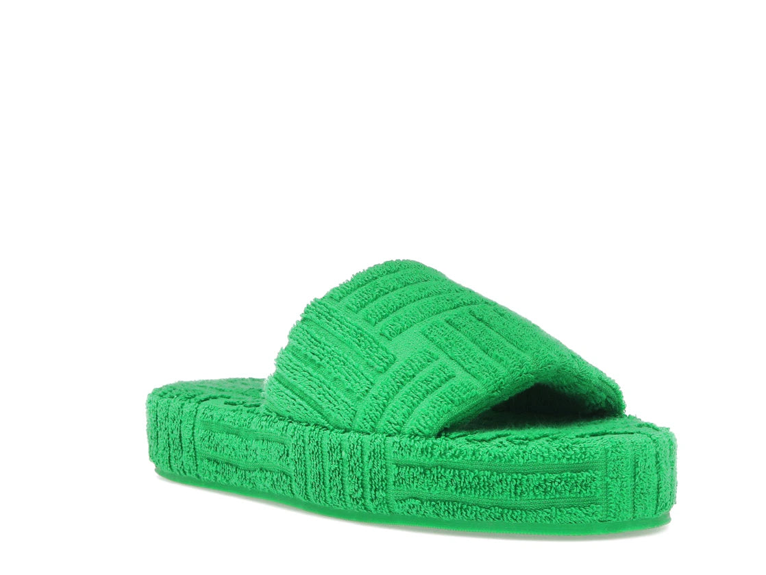 Bottega Veneta Resort Sponge Slide Grass - vue secondaire A