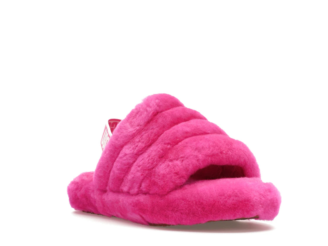 UGG Fluff Yeah Slide Rock Rose (Kids) - vue secondaire A