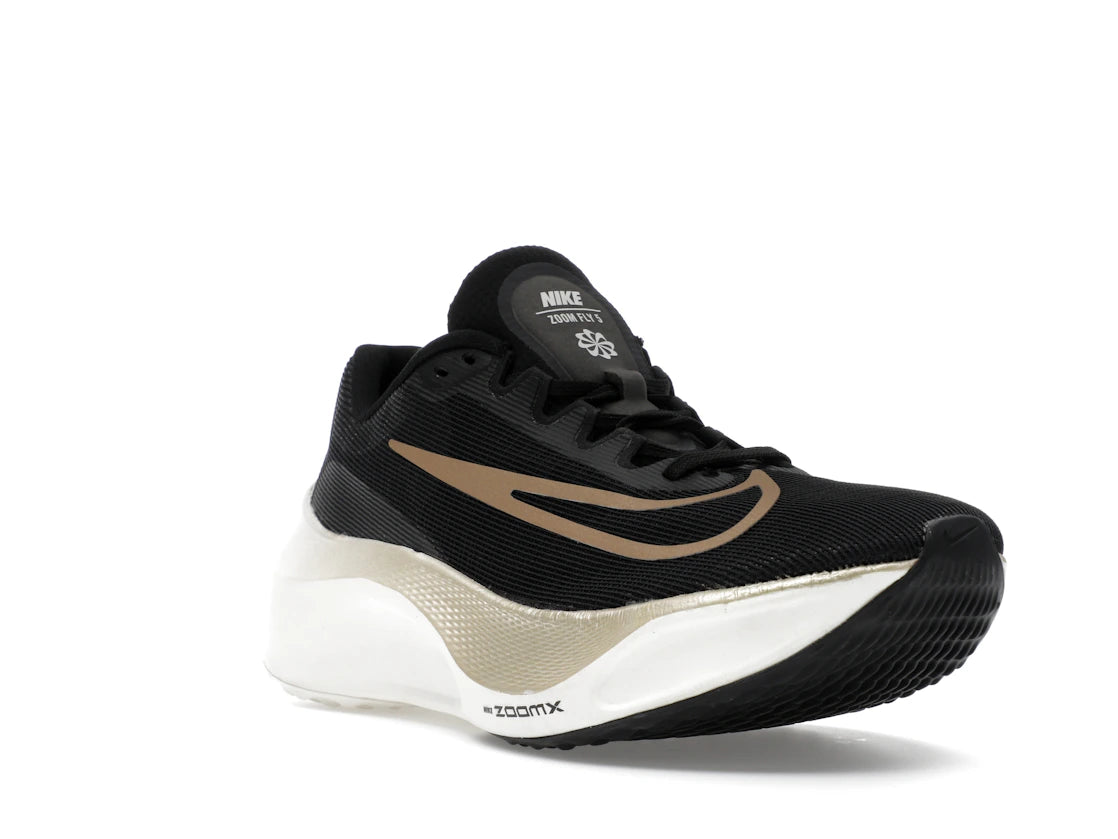 Nike Zoom Fly 5 Black Metallic Gold Grain - vue secondaire A