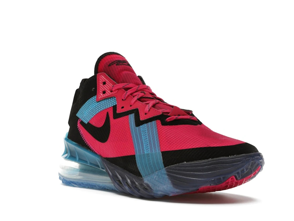 Nike LeBron 18 Low Fireberry - vue secondaire A