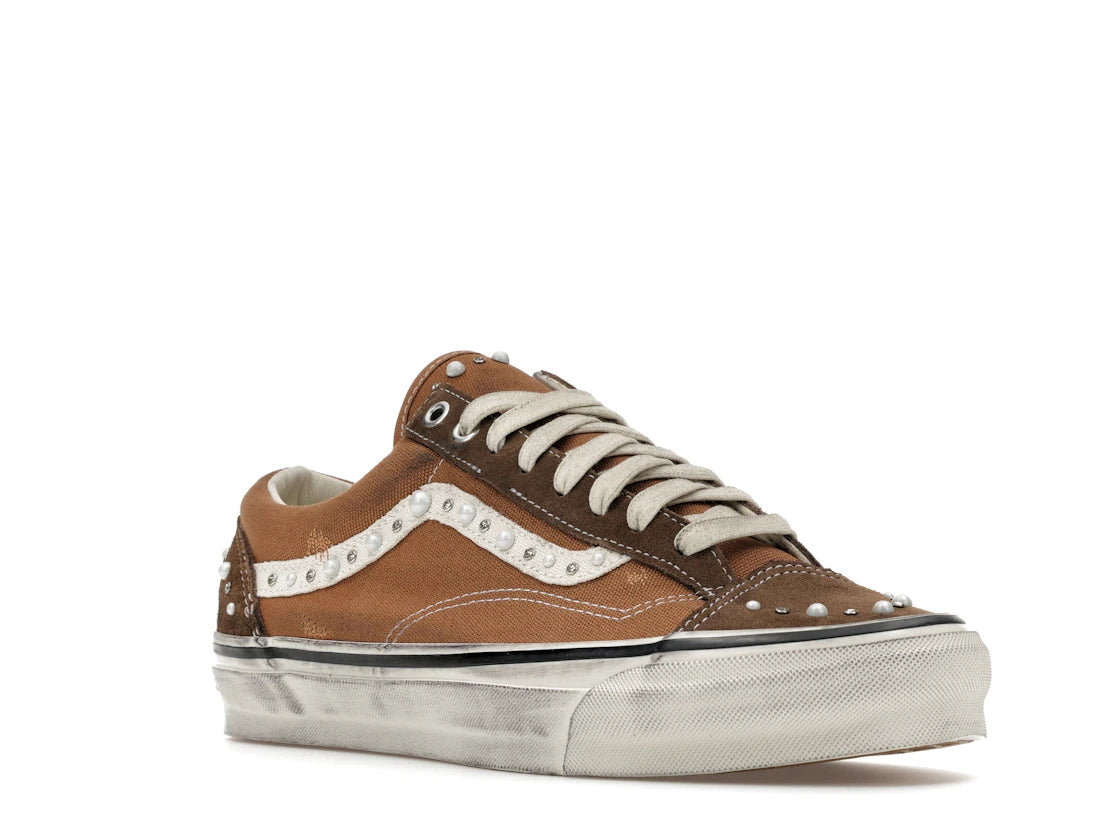 Vans LX Old Skool 36 Pearlized Pack Vintage Cocoa Brown - vue secondaire A