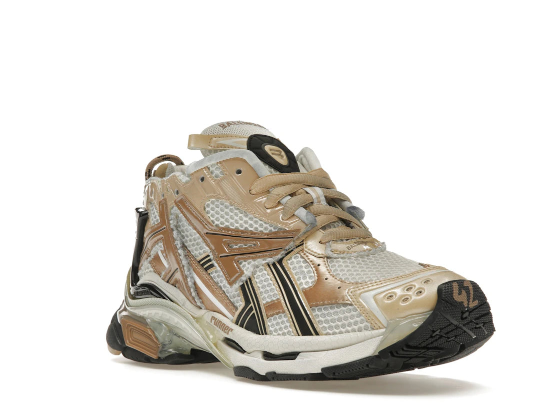 Balenciaga Runner Beige Black White - vue secondaire A