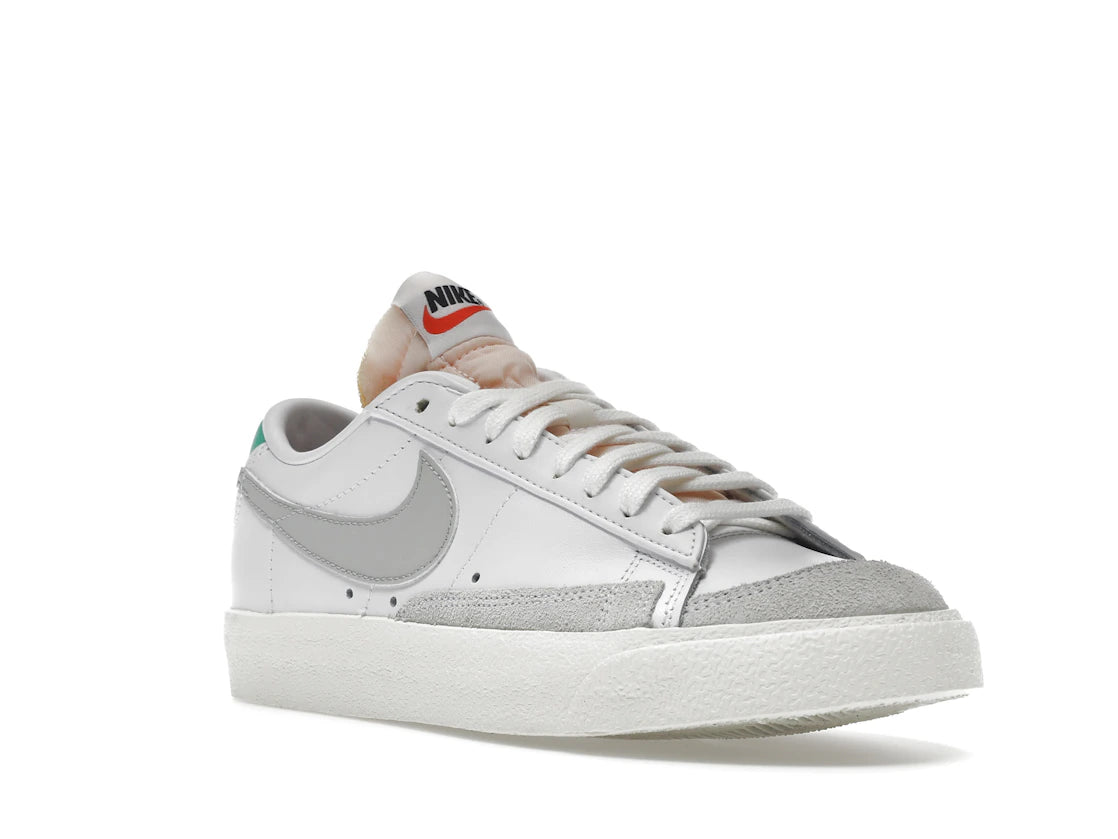 Nike Blazer Low 77 Vintage White Grey Fog Light Menta Sail - vue secondaire A