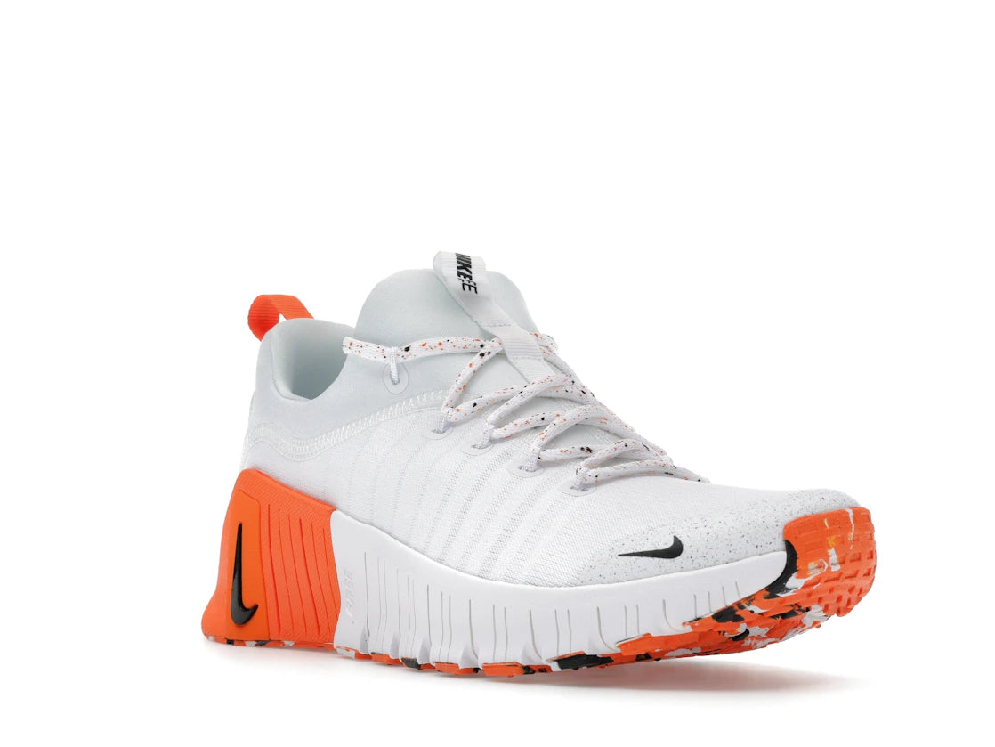 Nike Free Metcon 6 White Safety Orange Black - vue secondaire A