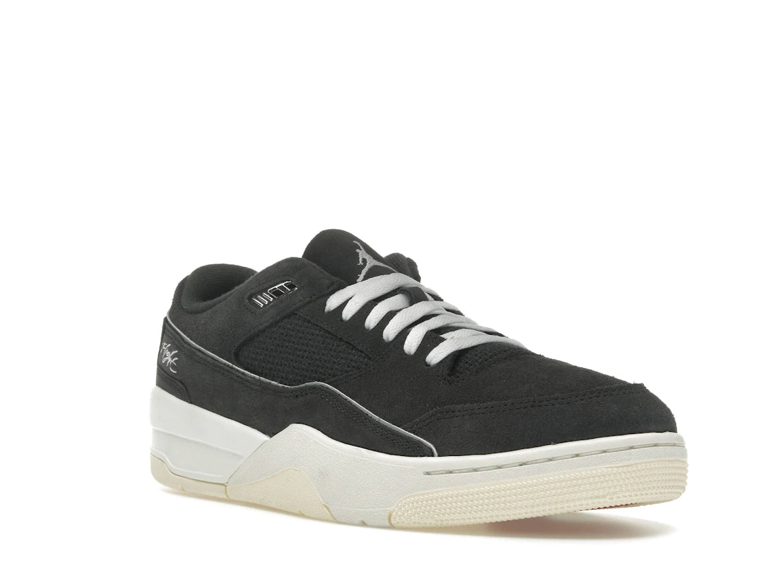 Jordan Flight Court Anthracite Sail Varsity Red White - vue secondaire A