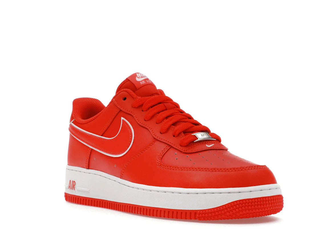 Nike Air Force 1 Low 07 Picante Red White - vue secondaire A