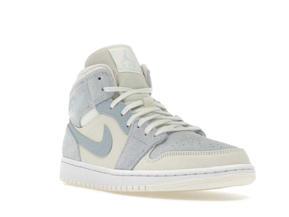Jordan 1 Mid Mixed Textures Blue - vue secondaire A