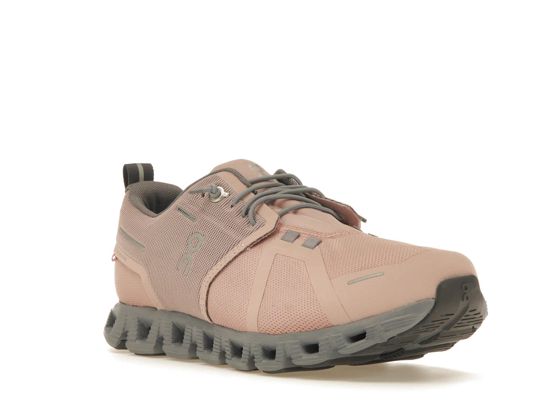 On Running Cloud 5 Waterproof Rose Fossil (Women's) - vue secondaire A