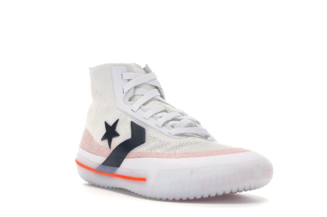 Converse All Star Pro BB White Black Orange - vue secondaire A