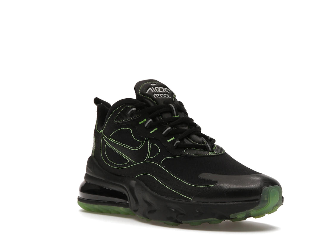 Nike Air Max 270 React Black Electric Green - vue secondaire A