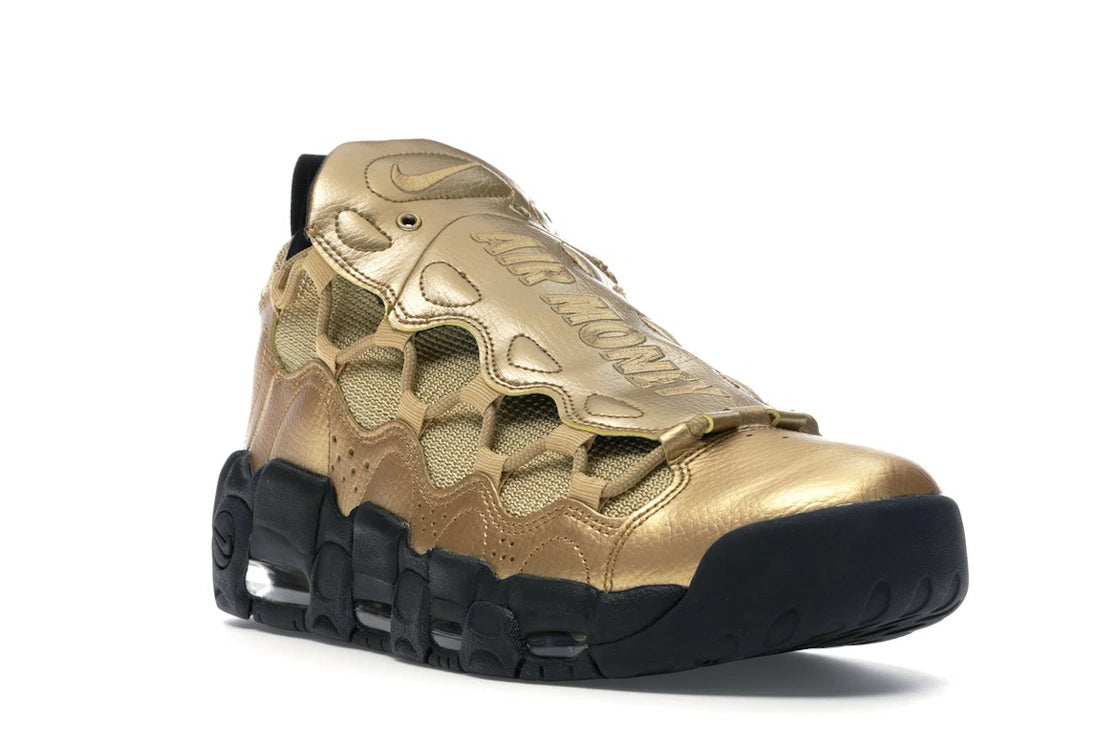 Nike Air More Money Metallic Gold Black - vue secondaire A