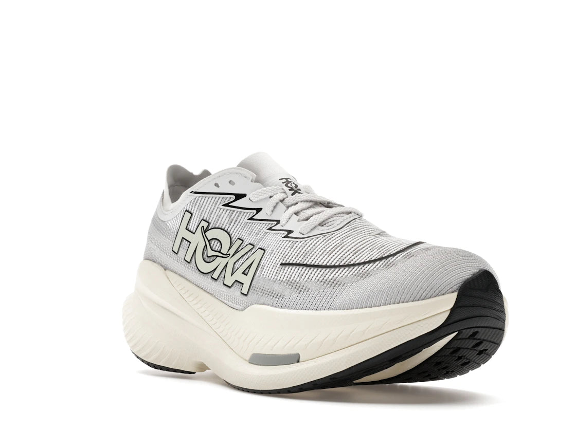 Hoka One One Mach X 2 White Cosmic Grey - vue secondaire A