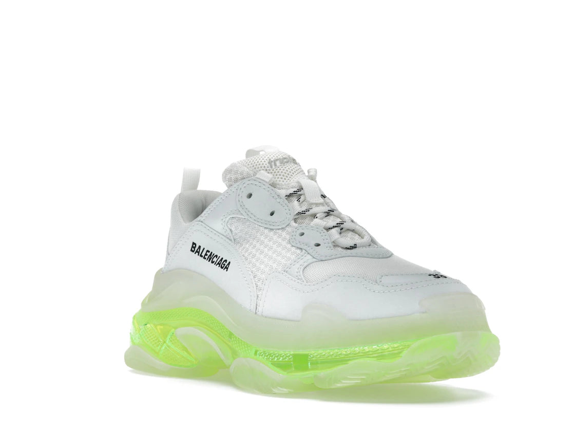Balenciaga Triple S Clear Sole White Fluo Yellow (Women's) - vue secondaire A