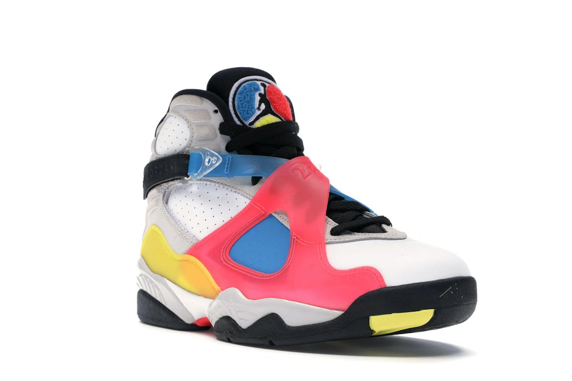 Jordan 8 SP Retro SE White Multicolor - vue secondaire A