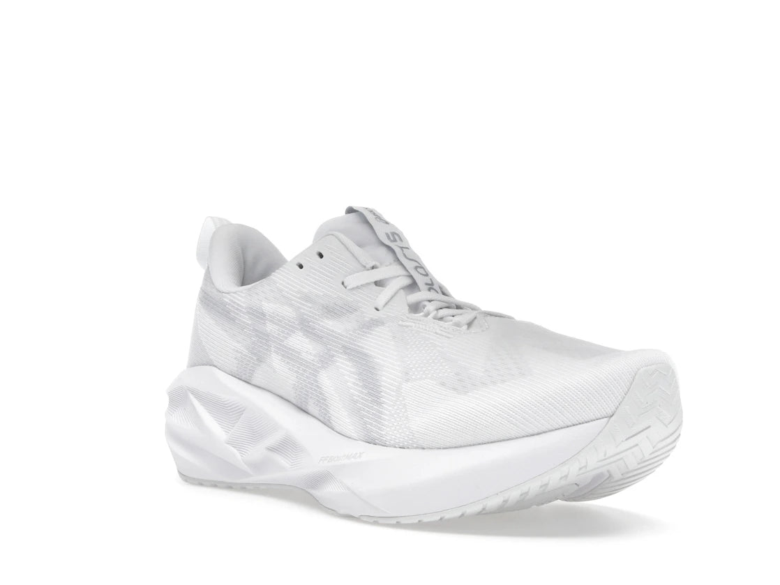 ASICS Novablast 5 White Piedmont Grey - vue secondaire A