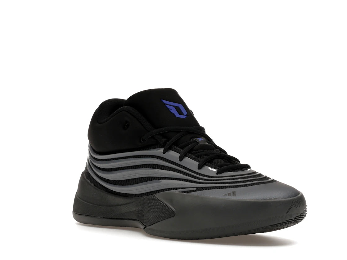 adidas Dame 10 Core Black Iron Metallic - vue secondaire A