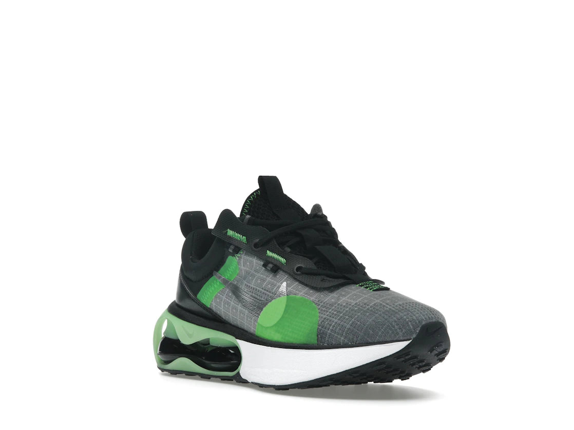 Nike Air Max 2021 Black Chrome Green Strike (GS) - vue secondaire A