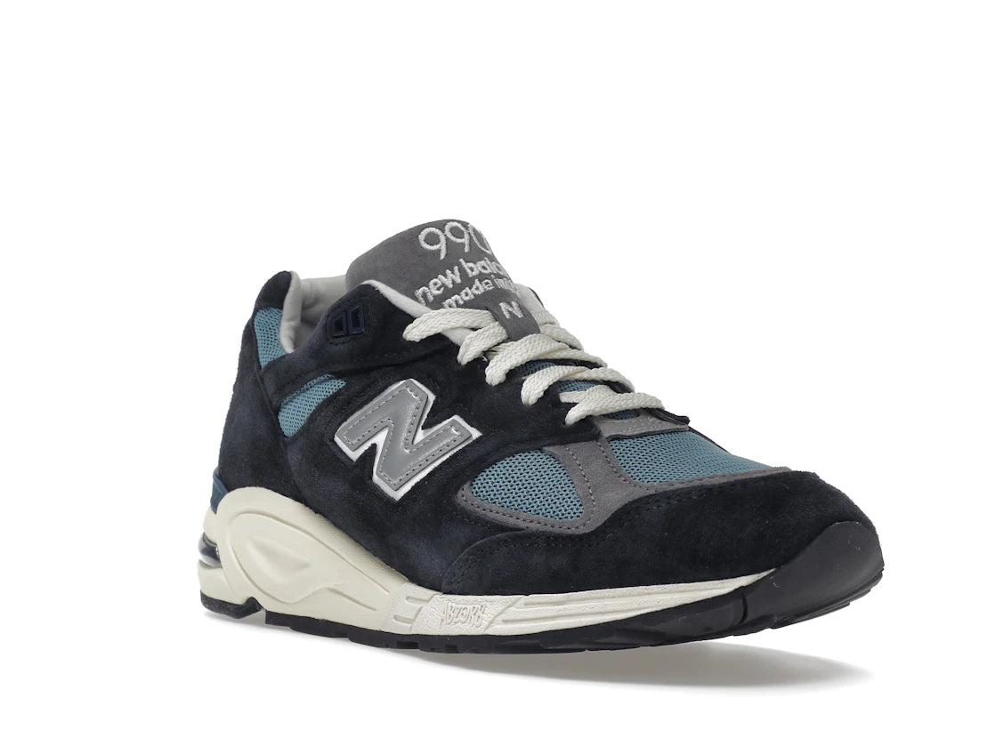 New Balance 990v2 MiUSA Teddy Santis Navy Castlerock - vue secondaire A