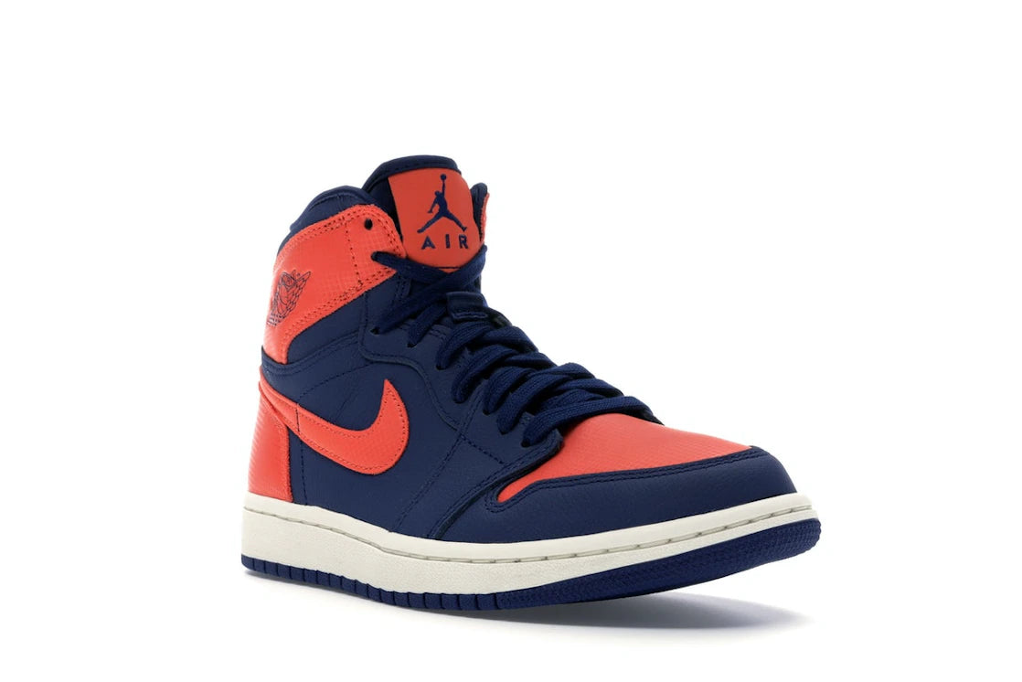 Jordan 1 Retro High Blue Void Turf Orange (Women's) - vue secondaire A