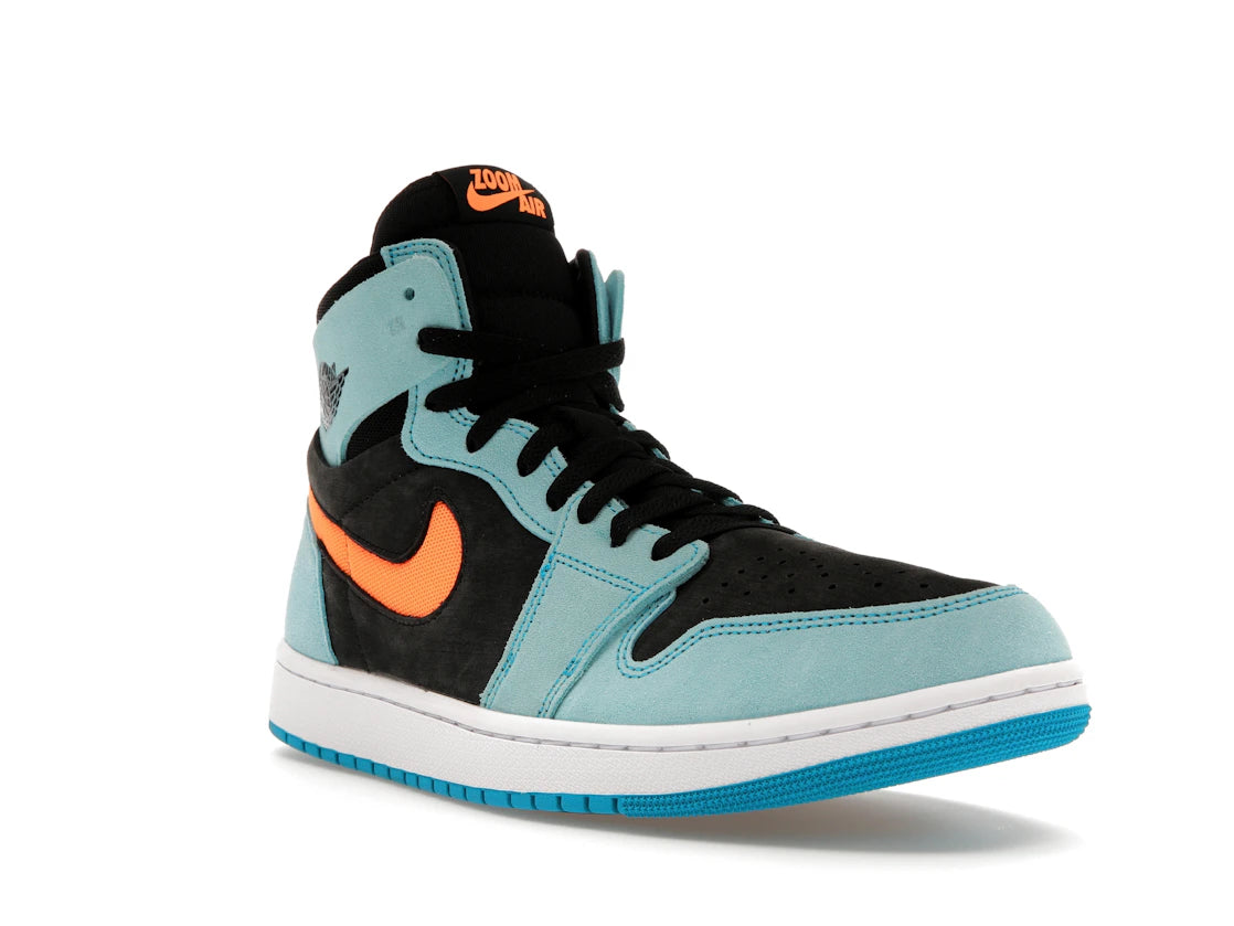 Jordan 1 Zoom CMFT 2 Bleached Aqua Bright Citrus - vue secondaire A