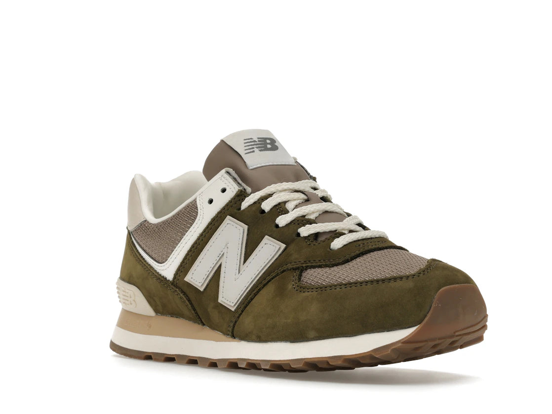 New Balance 574 Calcium Dark Silver Metallic - vue secondaire A