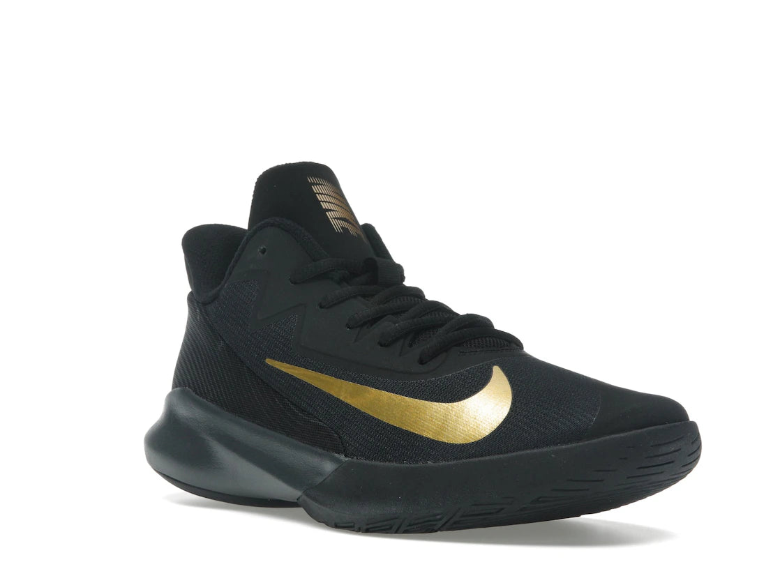 Nike Precision 4 Black Metallic Gold - vue secondaire A