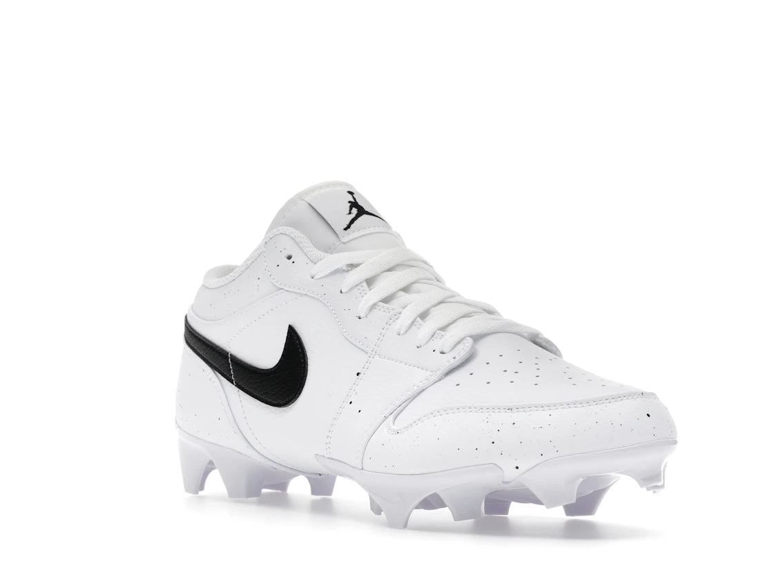 Jordan 1 Low TD Cleat White Black Splatter - vue secondaire A