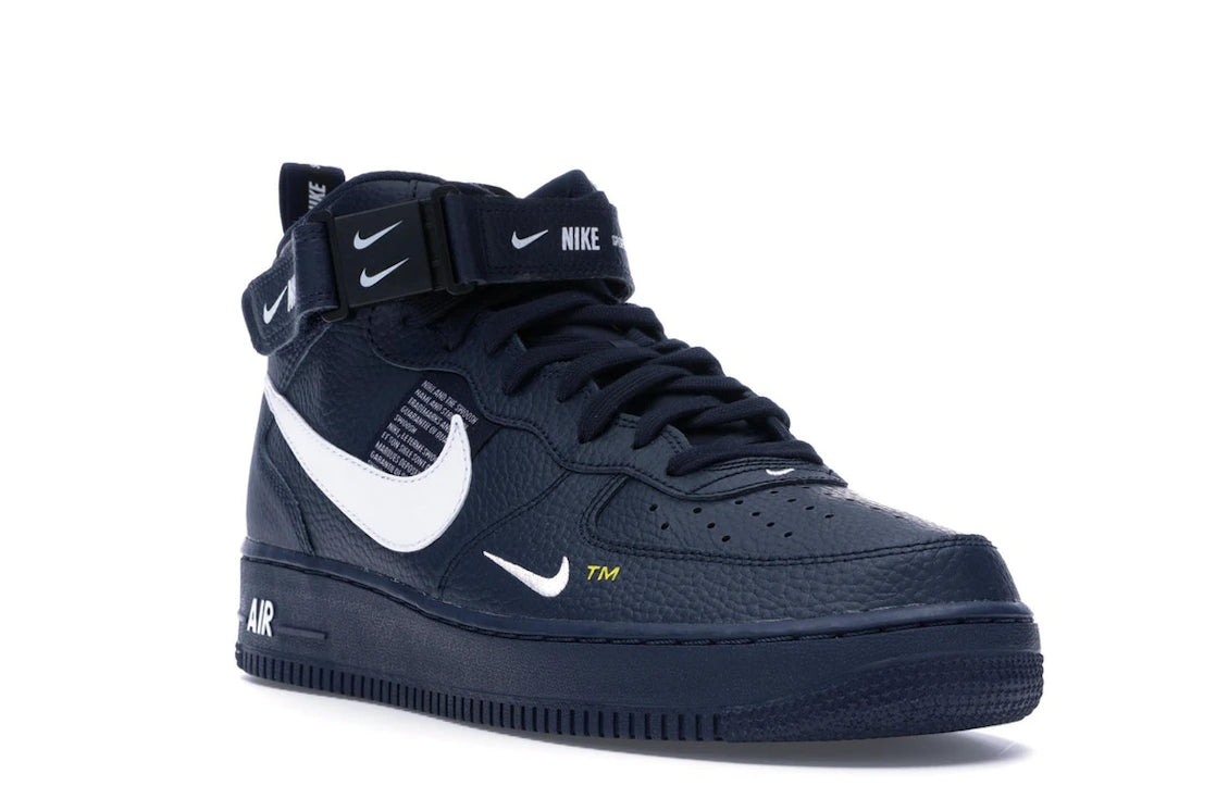 Nike Air Force 1 Mid Utility Obsidian - vue secondaire A