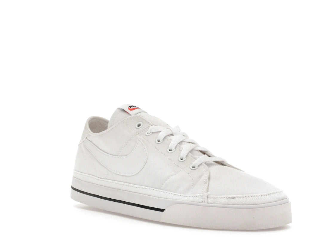 Nike Court Legacy Canvas White Black - vue secondaire A