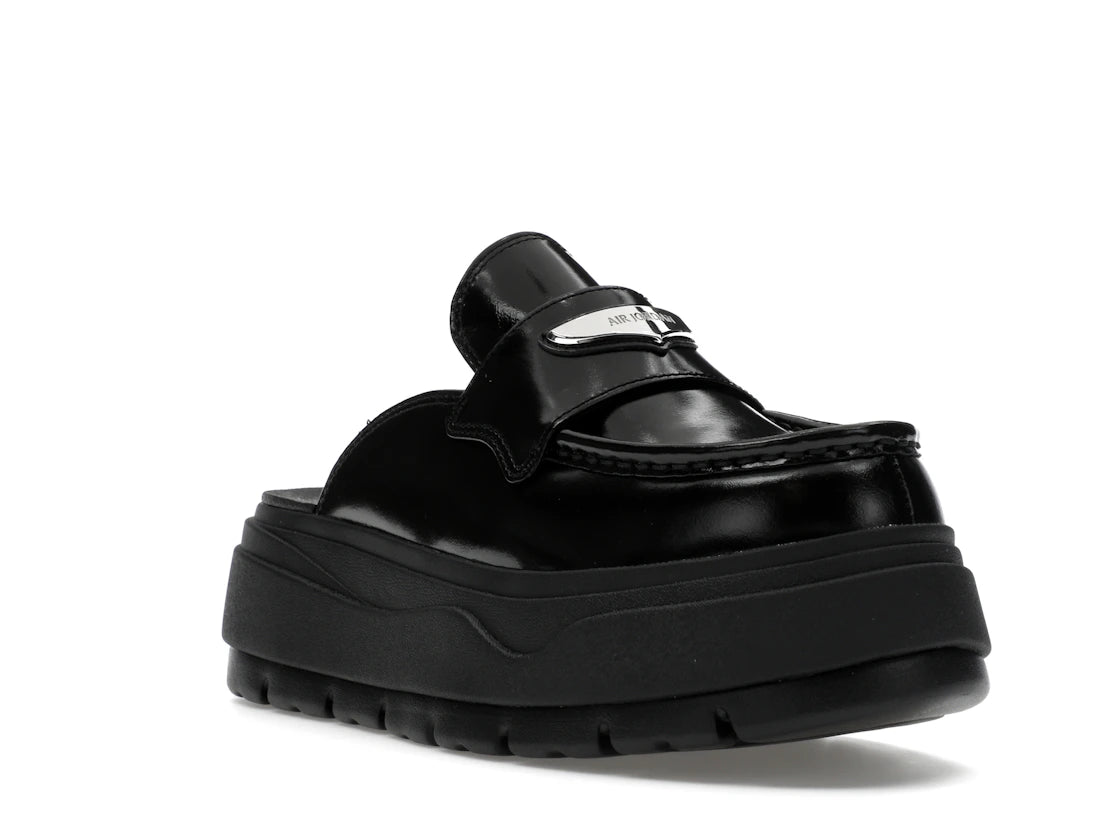 Jordan Mule Black Metallic Silver (Women's) - vue secondaire A