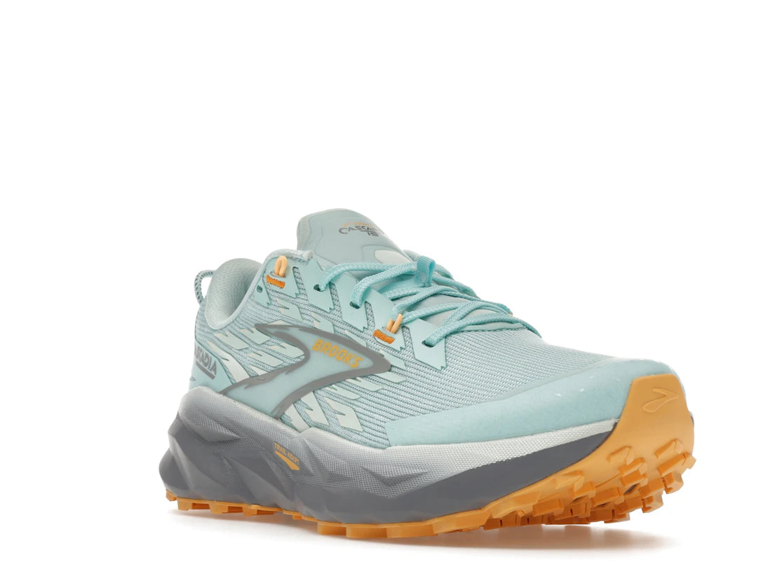 Brooks Cascadia 19 Clearwater Primer Grey Apricot (Women's) - vue secondaire A