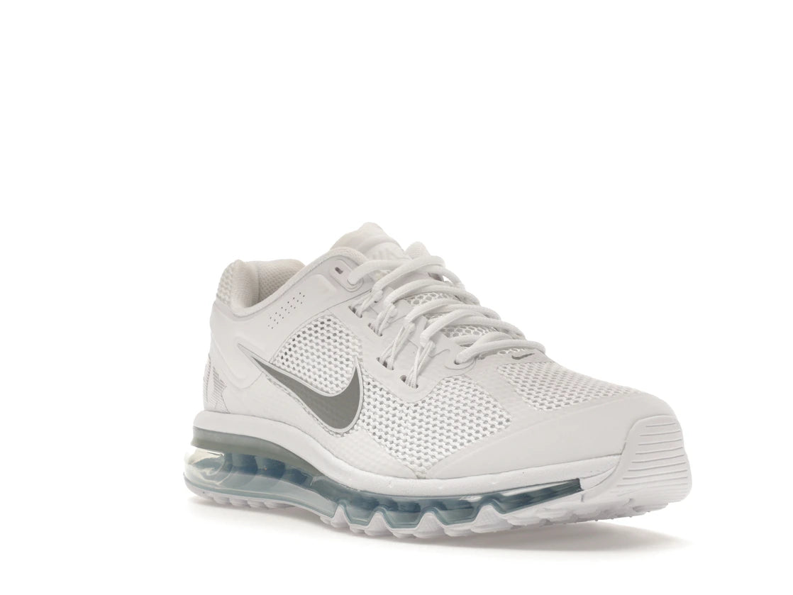 Nike Air Max 2013 White Metallic Slver - vue secondaire A