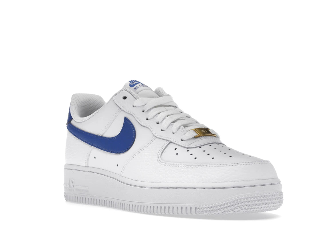 Nike Air Force 1 Low White Royal Blue - vue secondaire A