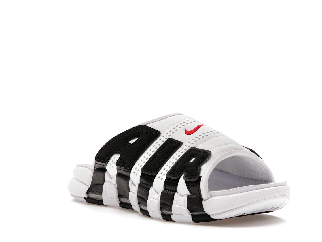 Nike Air More Uptempo Slide White Varsity Red - vue secondaire A