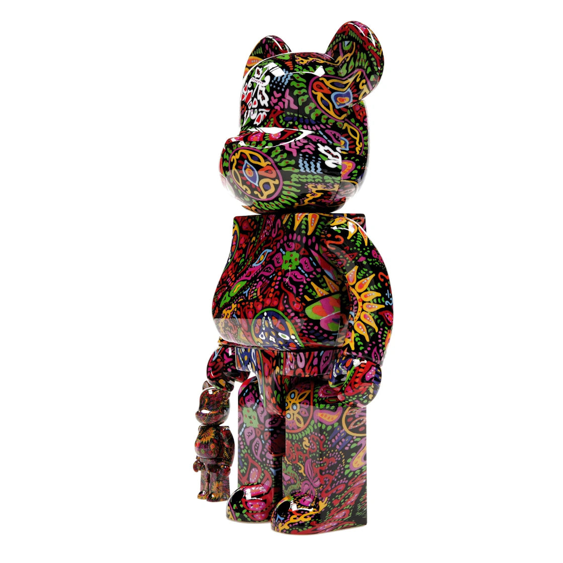 Bearbrick Psychedelic Paisley 100% & 400% Set - vue secondaire A