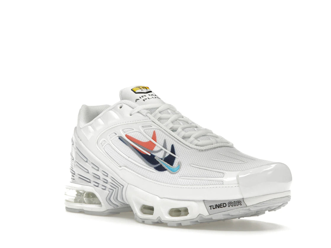 Nike Air Max Plus 3 Multi Swoosh White Midnight Navy - vue secondaire A