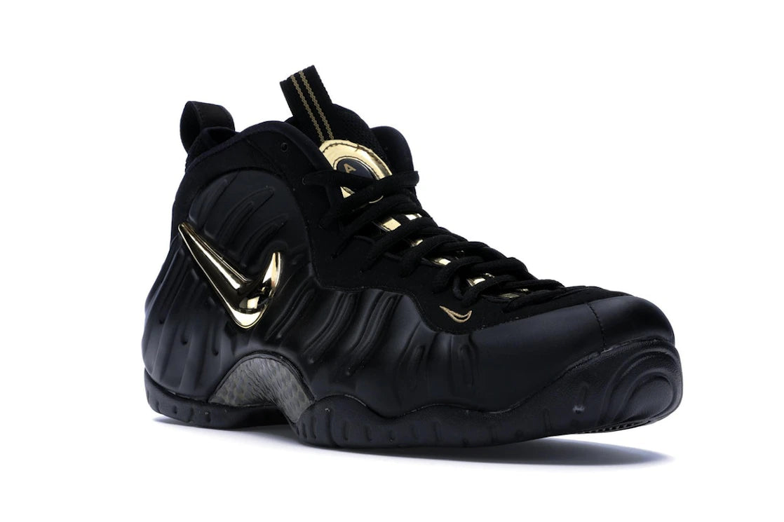 Nike Air Foamposite Pro Black Metallic Gold - vue secondaire A