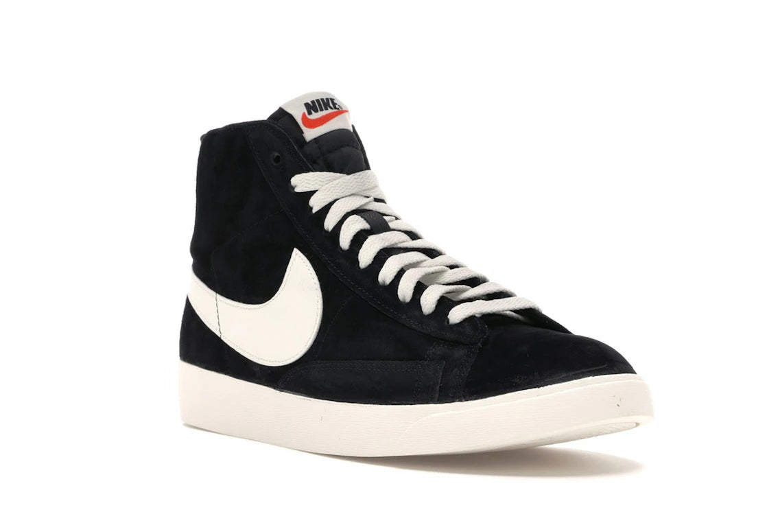 Nike Blazer Mid Vintage Suede Black (Women's) - vue secondaire A