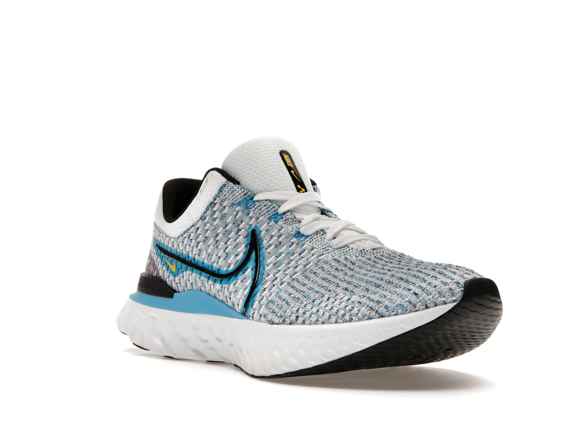 Nike React Infinity Run Flyknit 3 Blue Orbit - vue secondaire A