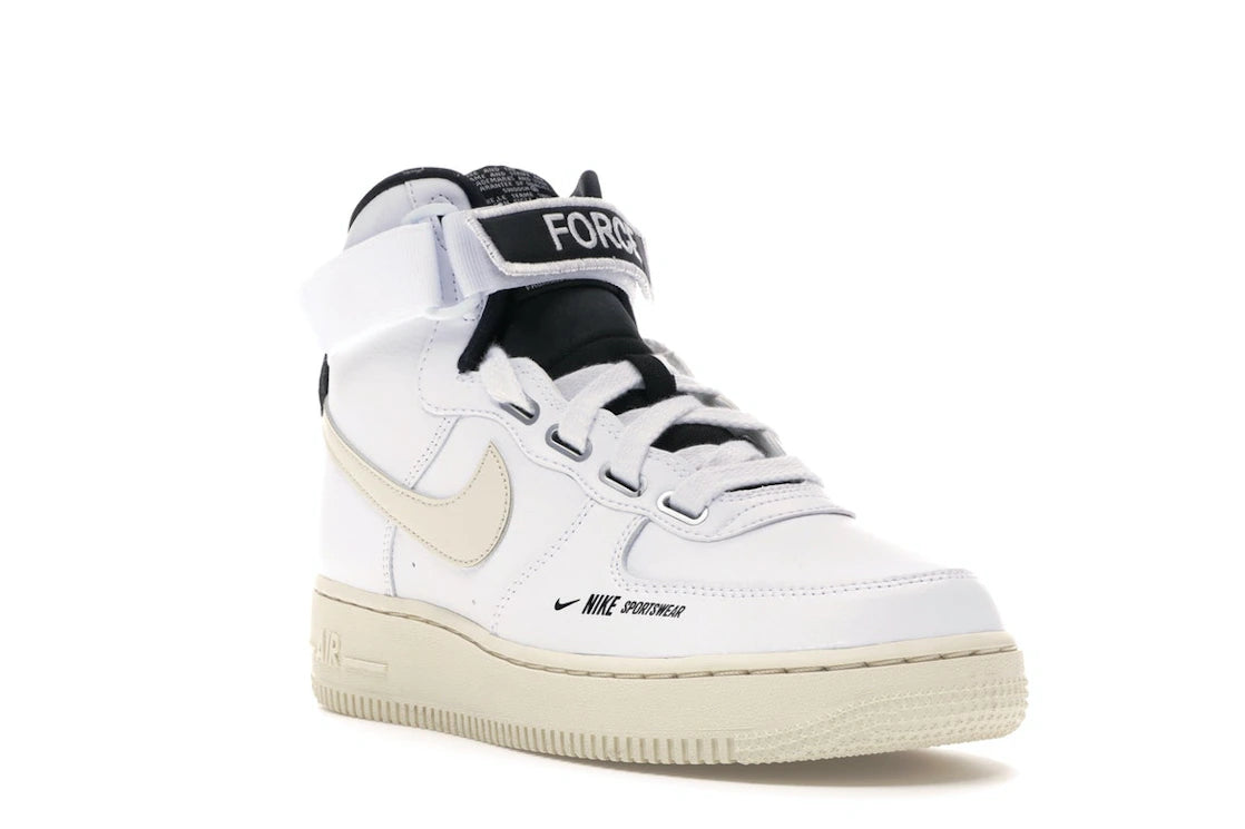 Nike Air Force 1 High Utility White Light Cream (Women's) - vue secondaire A