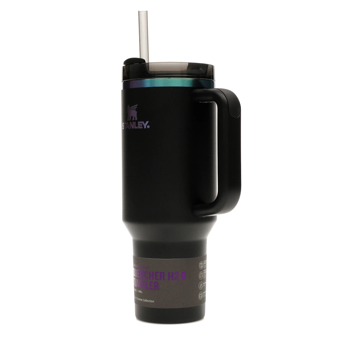 Stanley The Black Chroma Collection Flowstate Quencher 40oz Tumbler Black Chroma - vue secondaire A