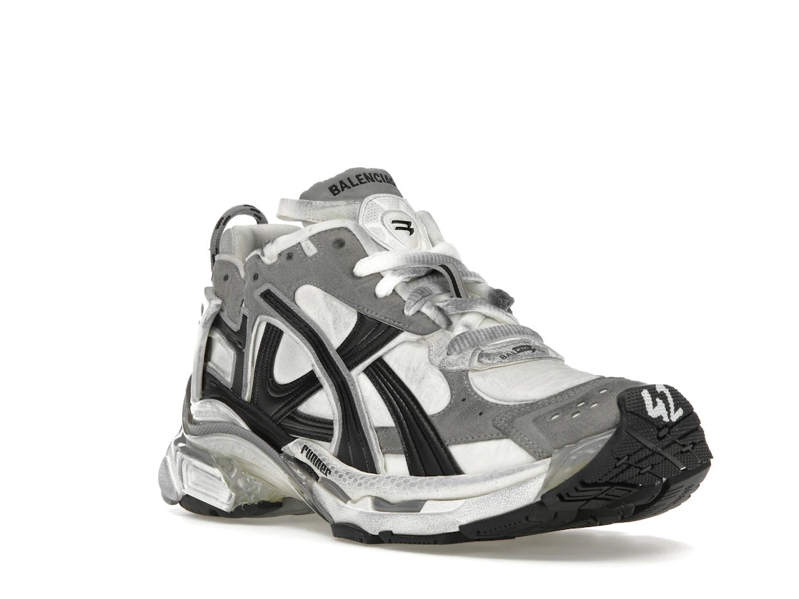 Balenciaga Runner Grey White Black - vue secondaire A