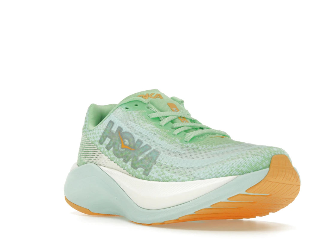 Hoka One One Mach X Lime Glow Sunlit Ocean (Women's) - vue secondaire A