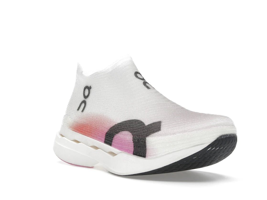 On Running Cloudboom Strike LS White Raspberry - vue secondaire A